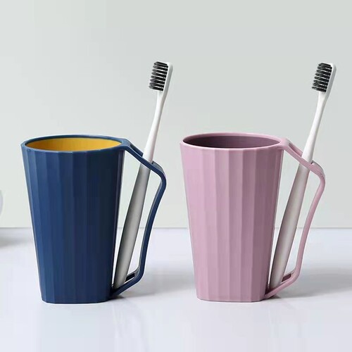 Minimalist upside-down toothbrush cup, integrated storage couple's toiletries cup, dormitory student toothbrush cup with handle