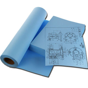 Digital Blue Drawings 880*150m Roll Single-sided Blue Drawings Laser Blue Drawings 620*150m,440*150m