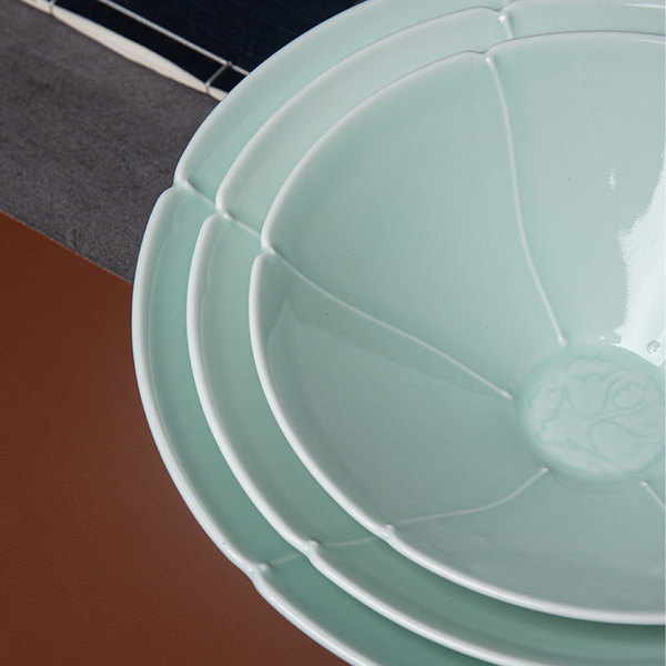 Jingdezhen imitation Song celadon porcelain bucket bowl home noodle…