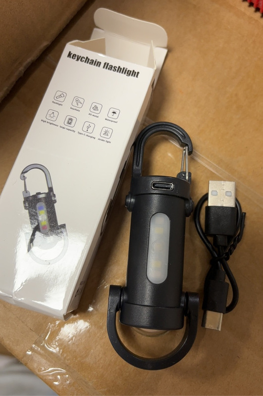 户外Workshop强光手电筒充电磁吸挂钩露营帐篷灯LED钥匙扣手电筒|undefined