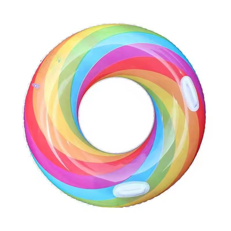 Inflatable children's rainbow swimming pool PVC for adults