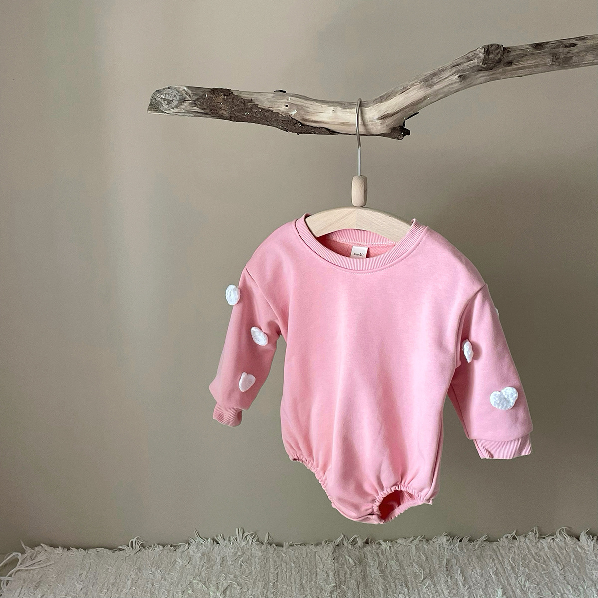 Casual Clouds Cotton Baby Rompers display picture 3