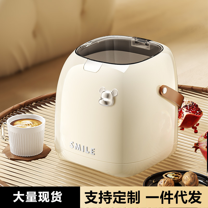 Desktop trash can high-looking office desk mini paper basket cute small size home car tea table dedicated