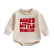 Z 82119 Autumn Kids Letter Print Rompers �＾��ĸӡ������