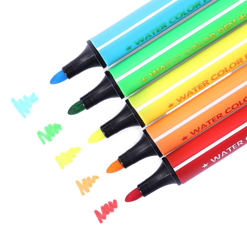 Deli triángulo acuarela pluma 70656 serie pintura cepillo 12 colores 24 colores 36 colores 48 colores cepillo de los niños