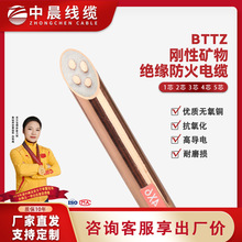 電線電纜國標銅芯足米BTTZ4*35+1*16剛性防火礦物質絕緣防火低壓