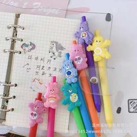 PVC软胶可爱卡通笔 定制广告按压笔 印刷LOGO 中性笔创意签字笔