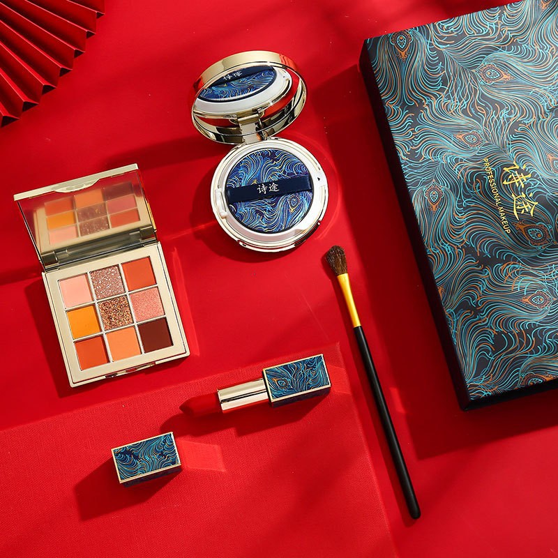 시 투진 송이 Cuiyu 화장품 선물 상자 (3 종 세트)