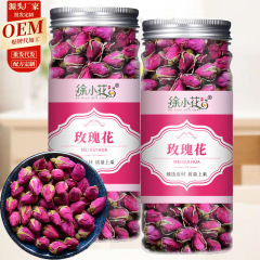 バラの花の乾燥したバラの水のバラの花のお茶のバラの花のつぼみ50グラム/缶