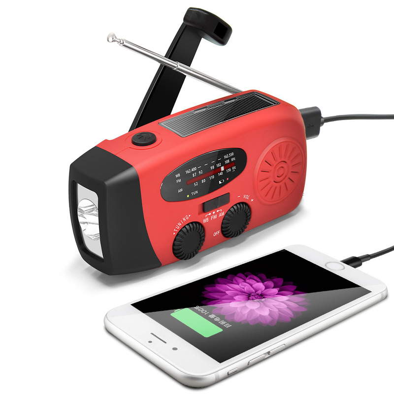 Cross-Border Emergency Disaster Prevention Radio with Earphones, Hand-Cranked Power Generation, Outdoor Automatic Fm Solar-Powered Portable Outdoor Radio Cross-Border Emergency Disaster Prevention Radio with Earphones, Hand-Cranked Power Generation, Outdoor Automatic Fm Solar-Powered Portable Outdoor Radio