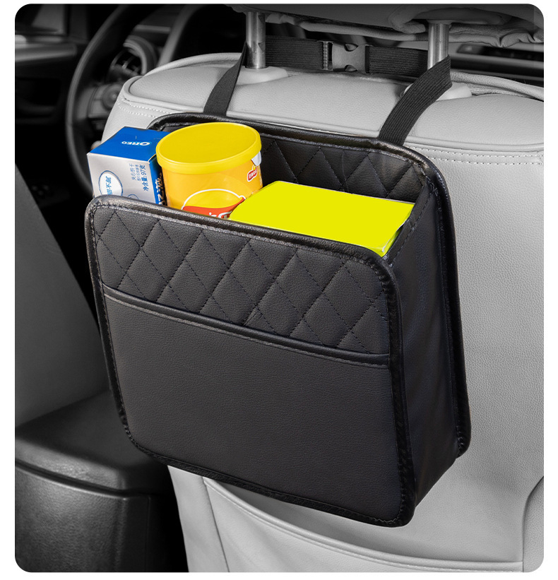 Car seat back storage bag, hanging bag, multifunctional car storage box, in-car accessories, rear seat back storage rack