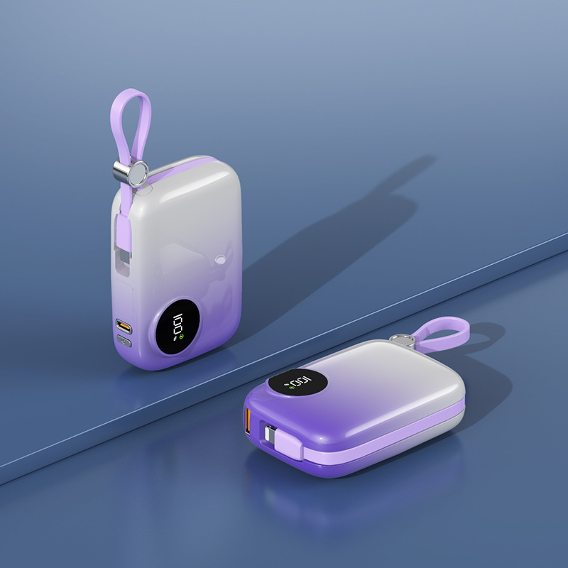 Certificación 3C para el avión con cable de datos de 10,000 mAh de carga rápida USB de gran capacidad