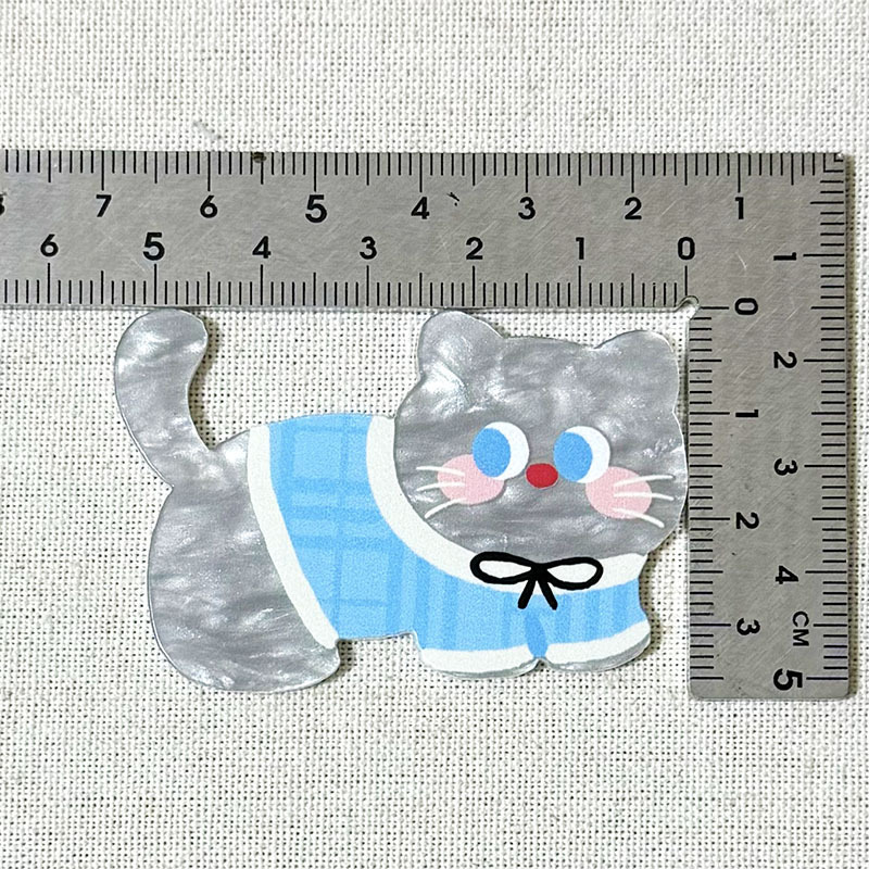 옷 새끼 고양이-블루