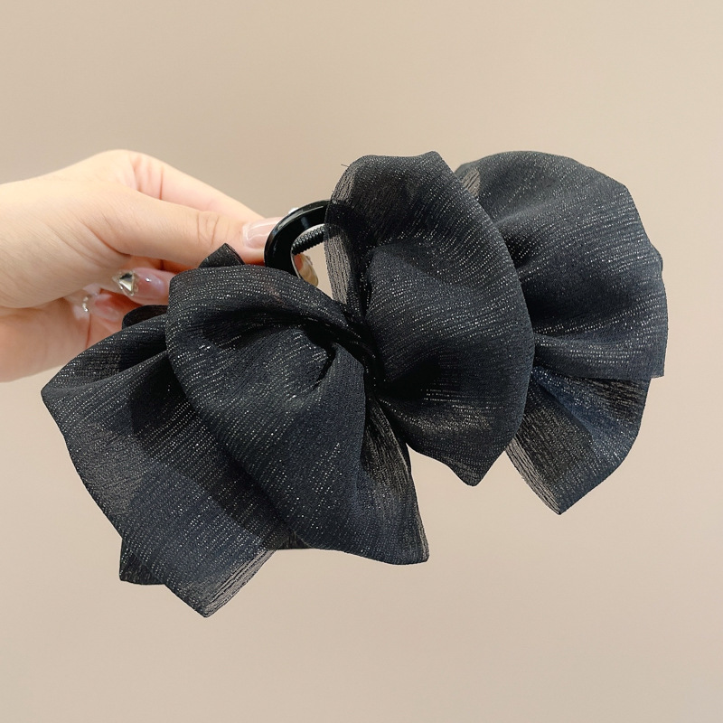 4 burbujas de malla de plata negra