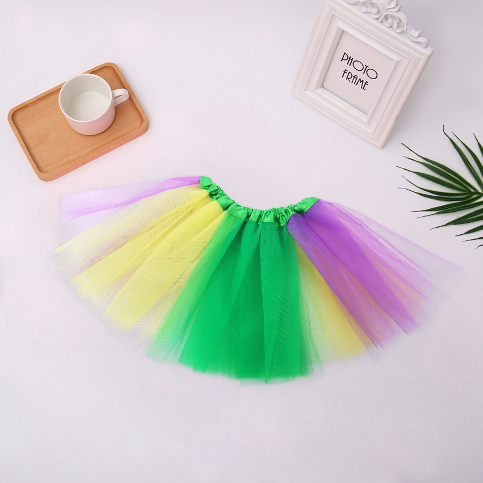 Carnaval transfronterizo de venta caliente tricolor / sólido maquillaje de malla fiesta vestido de baile espectáculo de escenario accesorios de vestuario