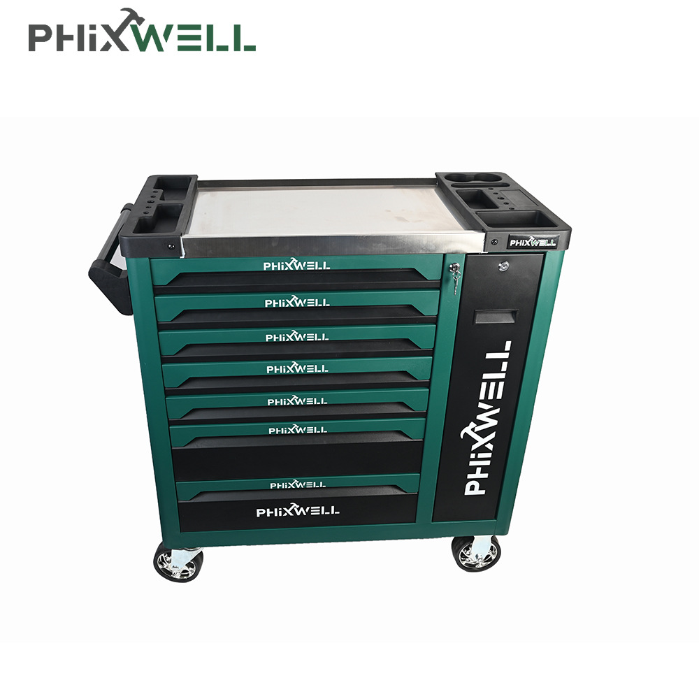 7抽工具柜工具车含组套