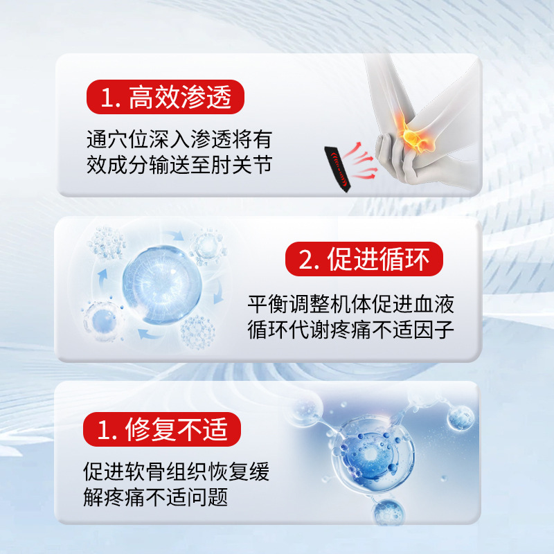 网球肘型贴手肘损伤肘部疼痛伸展受限外用保健贴胳膊肘贴手肘贴|undefined