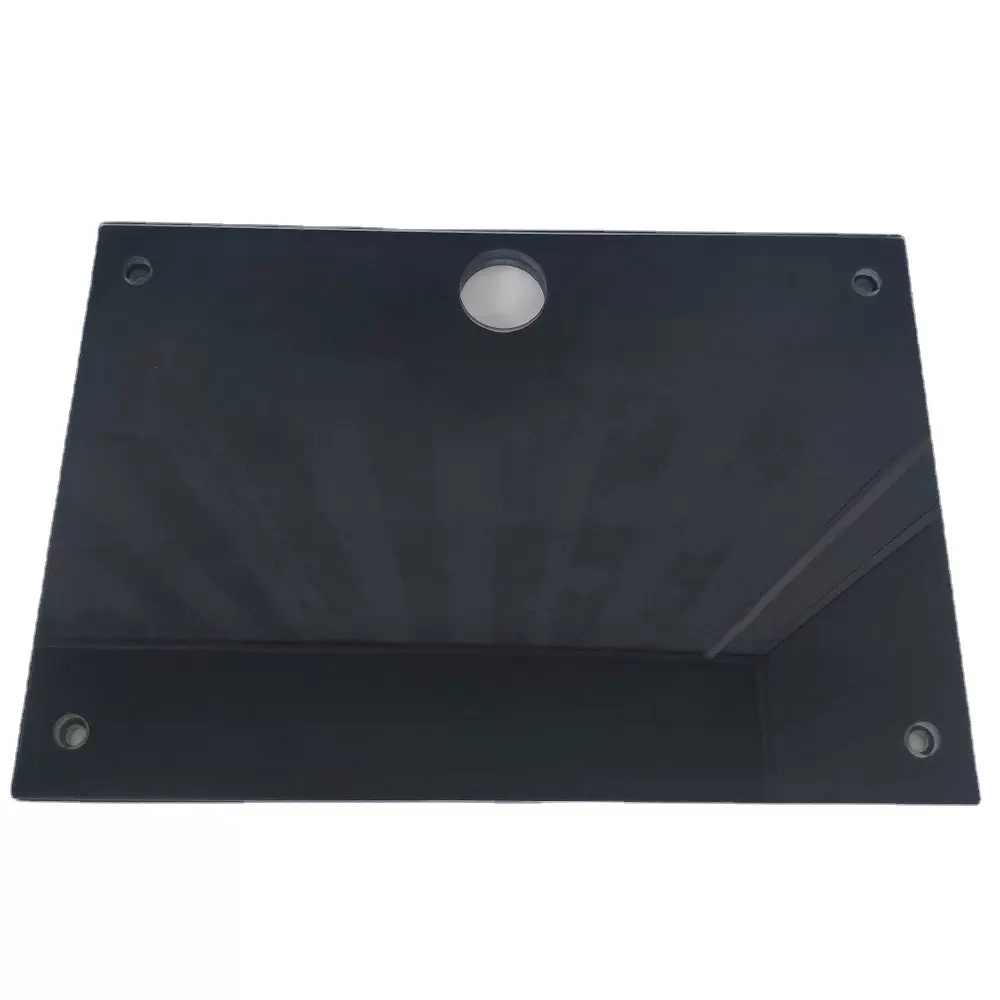 厂家提供 2-12mm耐高温黑波 整版黑色印刷玻璃 钢化 来 图 定 制