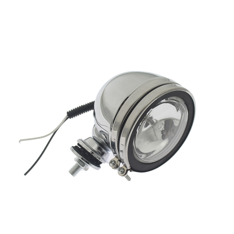 Motorcycle accessories Harley Cruise Prince modified universal retro type installation auxiliary small fog lamp spotlight