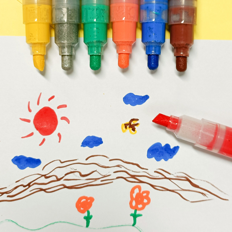 Tianyi Paint Pen Industrial Car Tire Paint Marker Ceramic Color Graffiti Touch-Up Primer Painting Pen