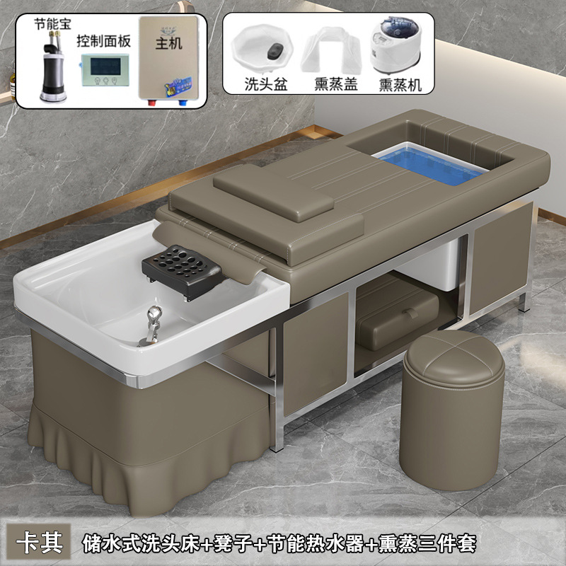 컬러 18 다크 그레이 저장 침대 온수기 훈증 90 리터 물 탱크 통합 설치-무료