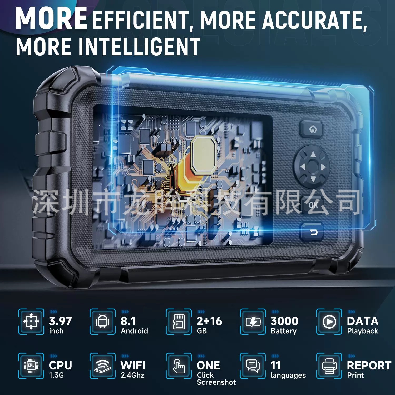 Cross-border LAUNCH CRP129HD All System Heavy Duty Truck Diagnostic Scanner