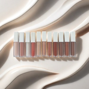 Cross-Border Velvet Matte Air Lip Glaze Non-Stick Cup Non-Fading Color Velvet Lip Gloss No Logo Ready Matte