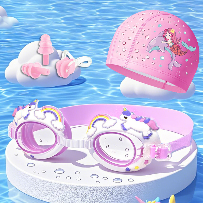 Gafas de Natación Infantil de PC Impermeable y Antivaho para Piscina image 25