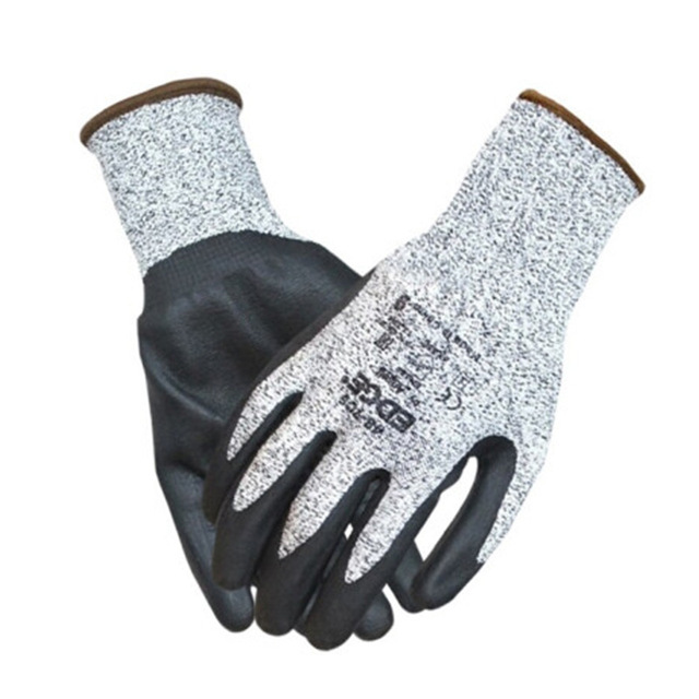 安思尔48-706工业劳保防护手套丁晴涂层5级防割手套耐磨劳保手套