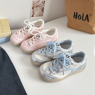Korean Style Dexun Mesh Panel Shoes 2025 New Shoes Simple and Versatile Comfortable Retro Sports Casual Shoes Be-6885