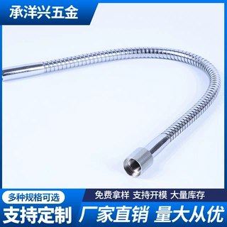 加工定制锈钢弹簧淋浴软管台灯金属定型花洒喷头灯饰台灯定型软管