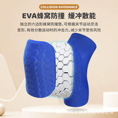 Summer children's sports honeycomb anti-fall elbow and knee pads thin dance basketball cycling roller skating full set of protective gear wholesale