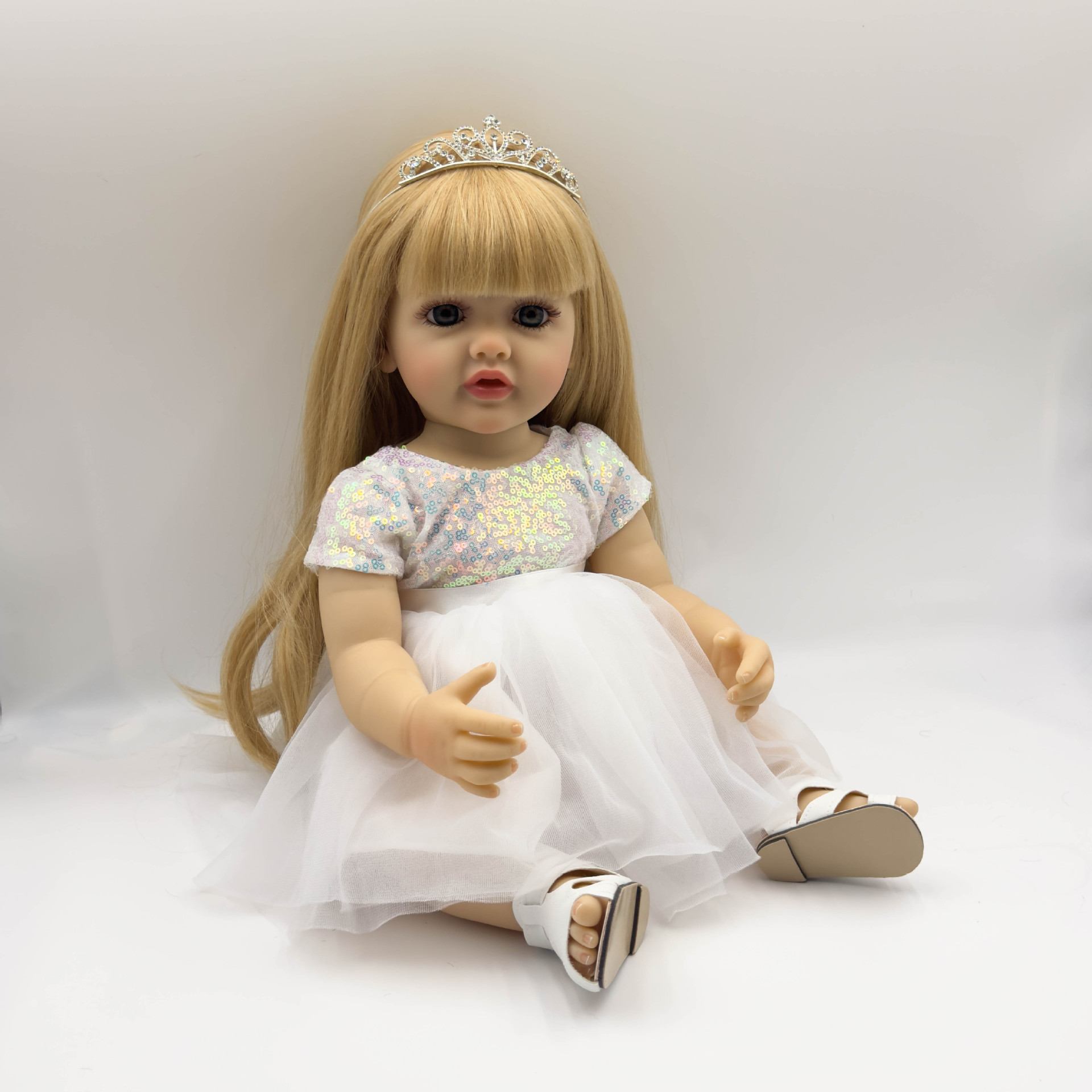 NPK 55 cm de goma completa simulación muñeca renacida Betty suministro de comercio electrónico transfronterizo