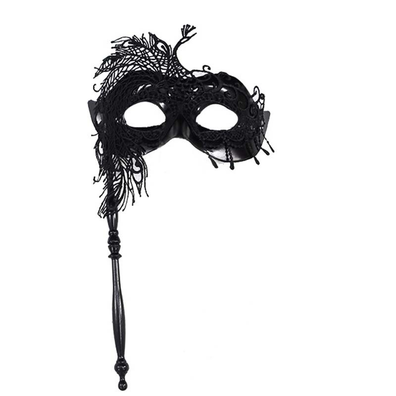 Amazon máscaras de encaje de mano máscaras de mitad de cara máscaras misteriosas de baile de maquillaje de fiesta