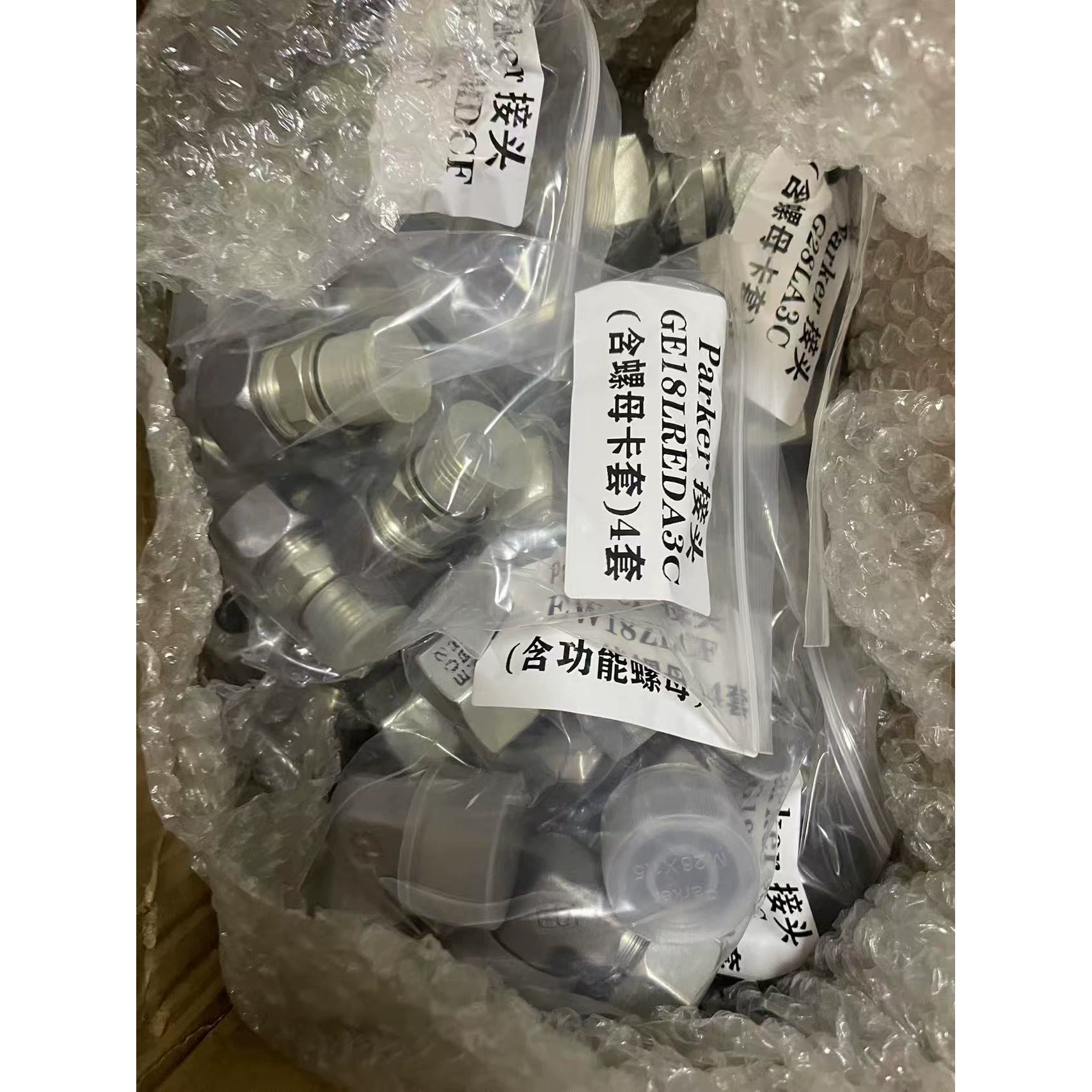 Американский разъем Parker с гайкой и наконечником в наличии, своевременная доставка, оригинальные поставки