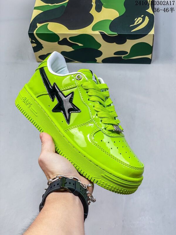 莆田工場直販 BAPESTA SK8 DUNK ストリートトレンド 黒と白のサメ カップル バイブ カジュアル シューズ|undefined