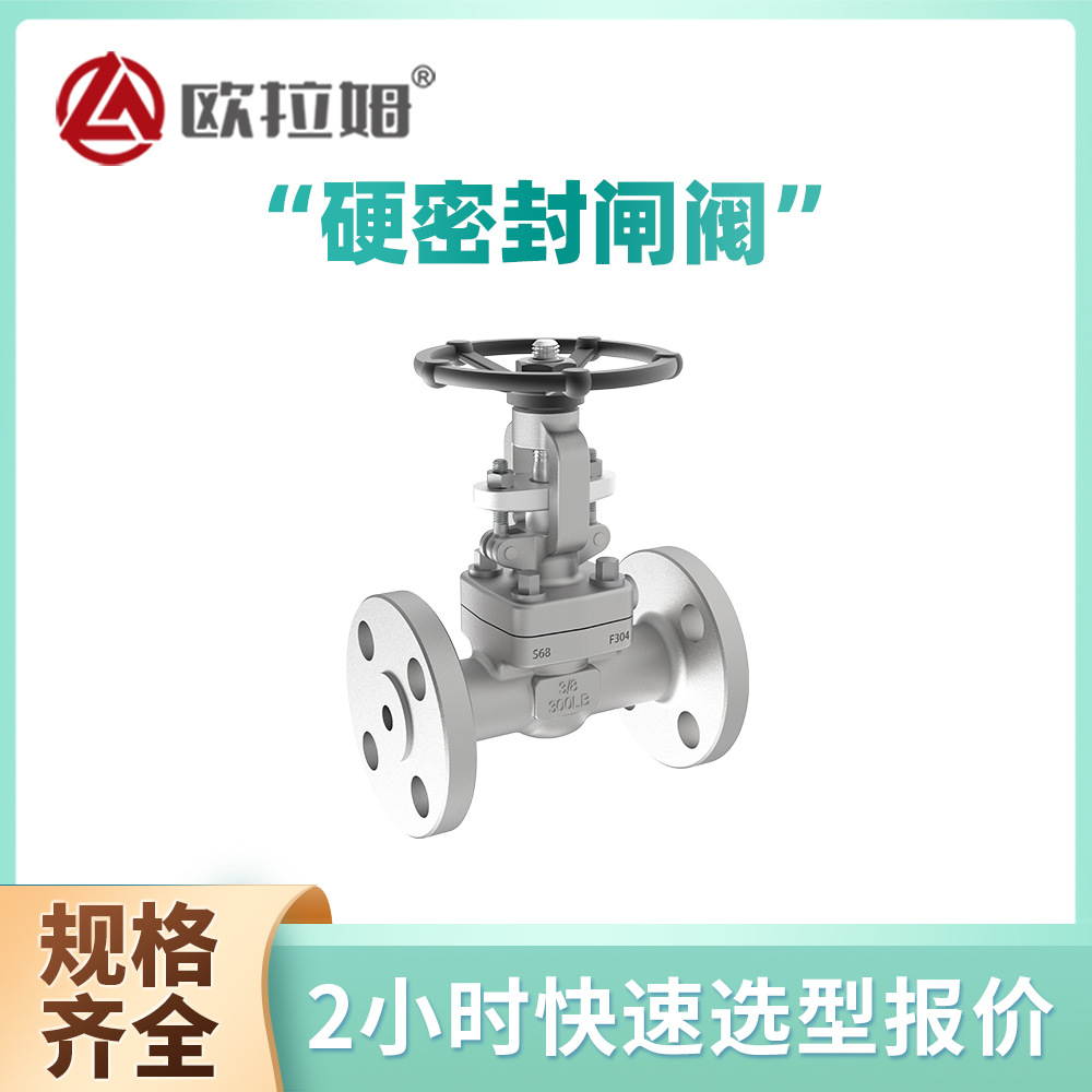 304硬密封闸阀 不锈钢锻造 美标手动阀门 毛油装置 欧拉姆厂商