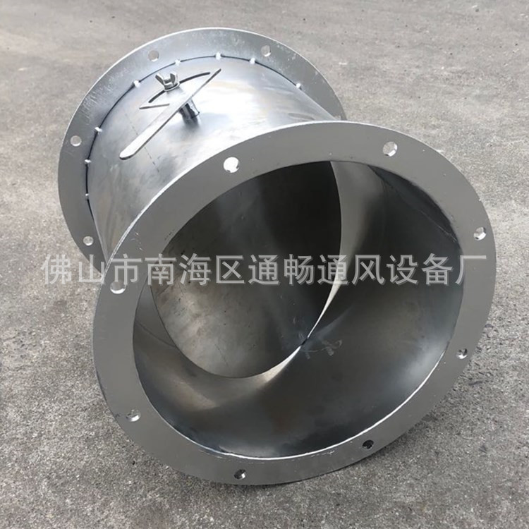 螺旋风管镀锌手动风阀 圆形通风开关阀门 除尘方形手动蝶阀
