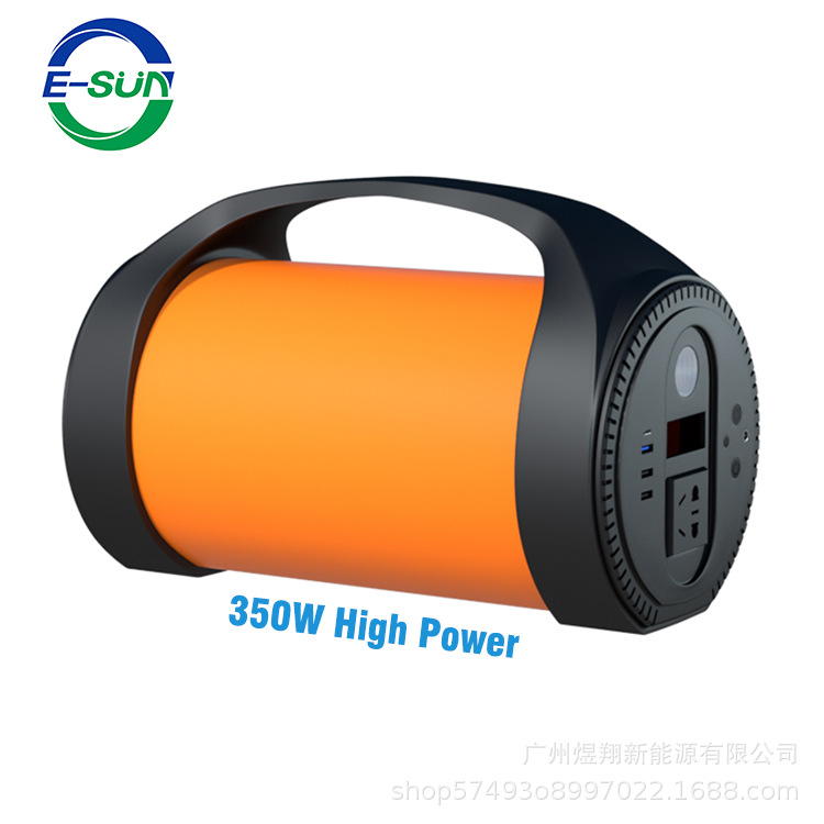 Ligero portátil 350W tambor de cintura fuente de alimentación móvil batería de litio de emergencia al aire libre portable cargador