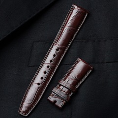 大牌I代用WG萬guo美洲鱷魚皮錶帶尺寸顏色齊全柔軟耐磨手錶錶帶