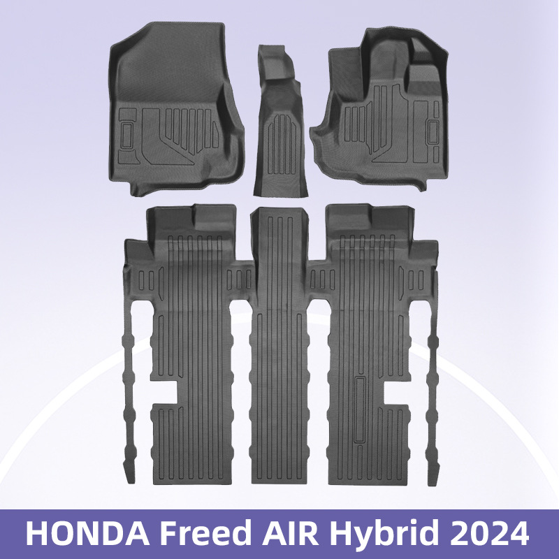 Para HONDA Freed AlR híbrido 2024 timón derecho 3D para todo clima TPE almohadilla para el maletero