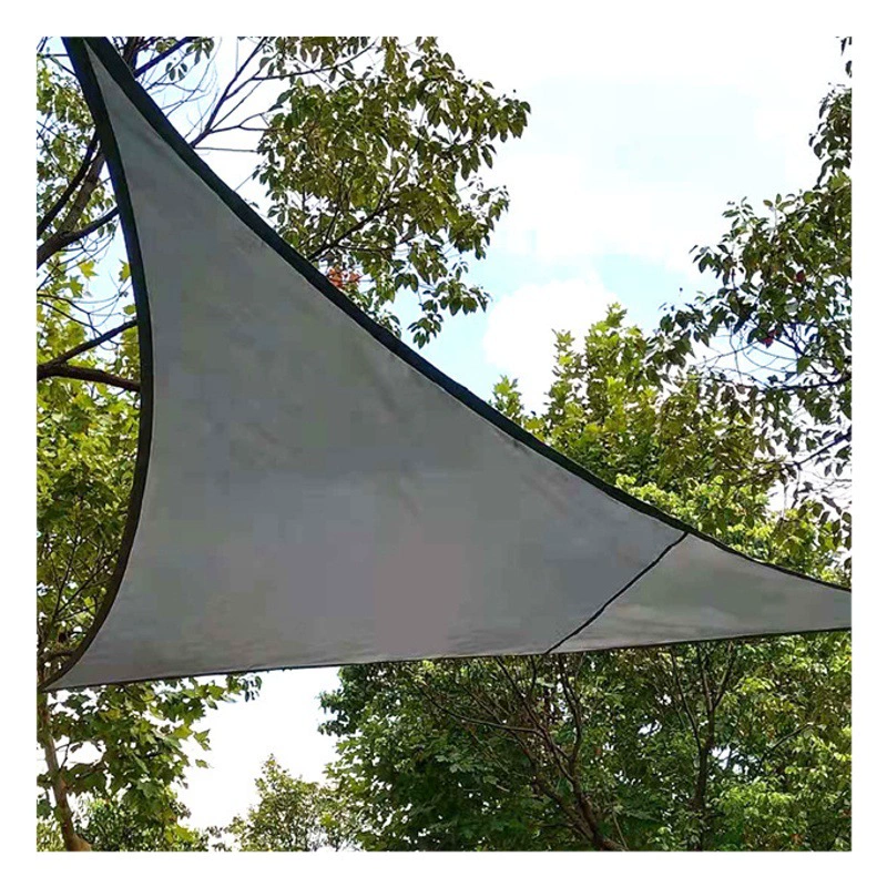 Трансграничный треугольный солнцезащитный козырек 420D оксфордская ткань полиэстер водонепроницаемый антифлоидный открытый небесный навес парус