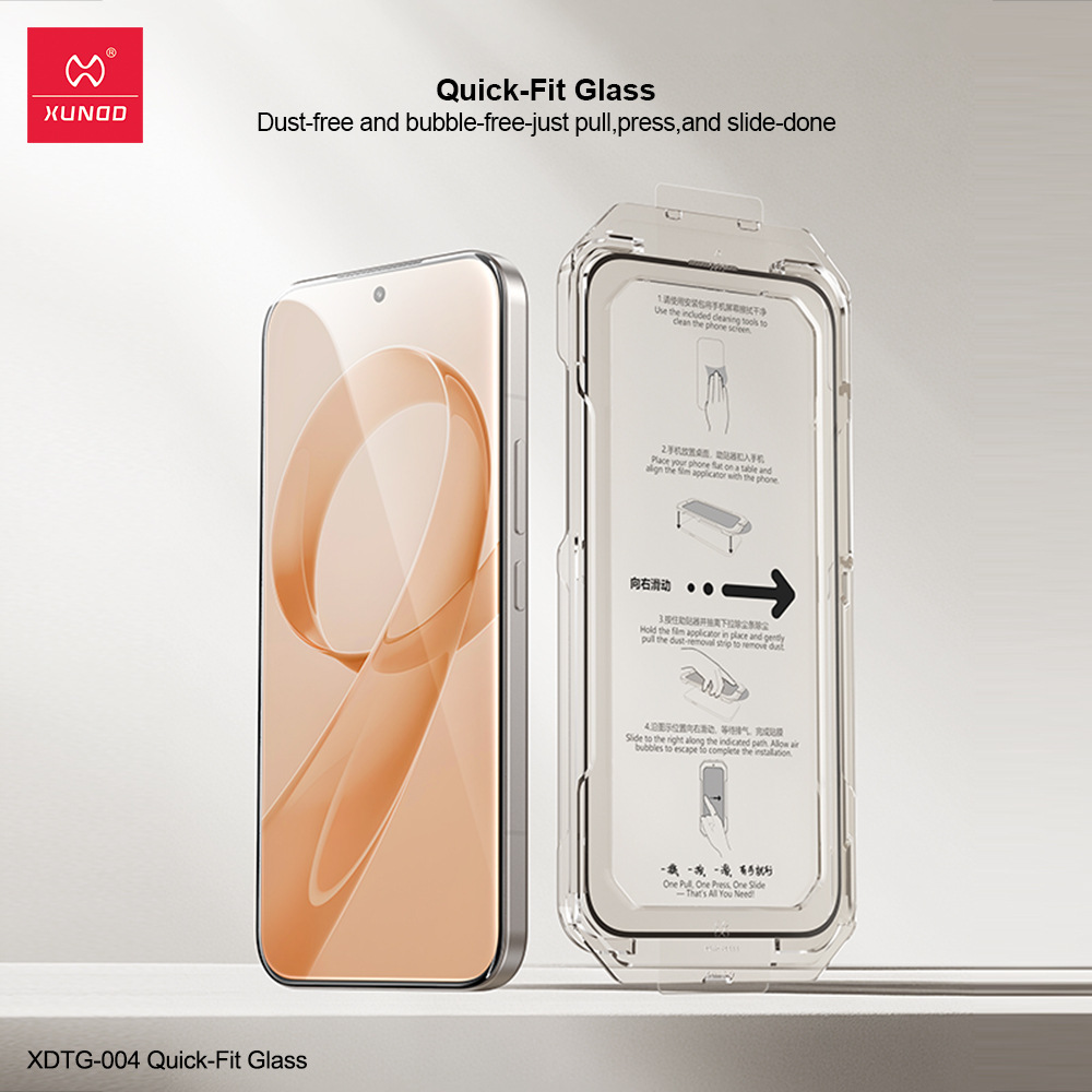 Xundi Poco F8 Pro Dust-Free Cabin Tempered Film Is Suitable for Xiaomi Second-Sticker Box F8Ultra Dust-Proof Automatic Film