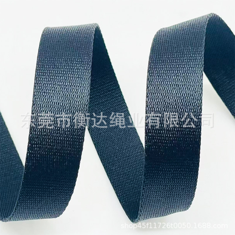 Fábrica personalizada de color sólido rayas de poliéster mate computadora jacquard correa de tela bolsas de zapatos correa de cuerda para teléfonos móviles