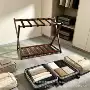 木质跨境客房可折叠收纳架