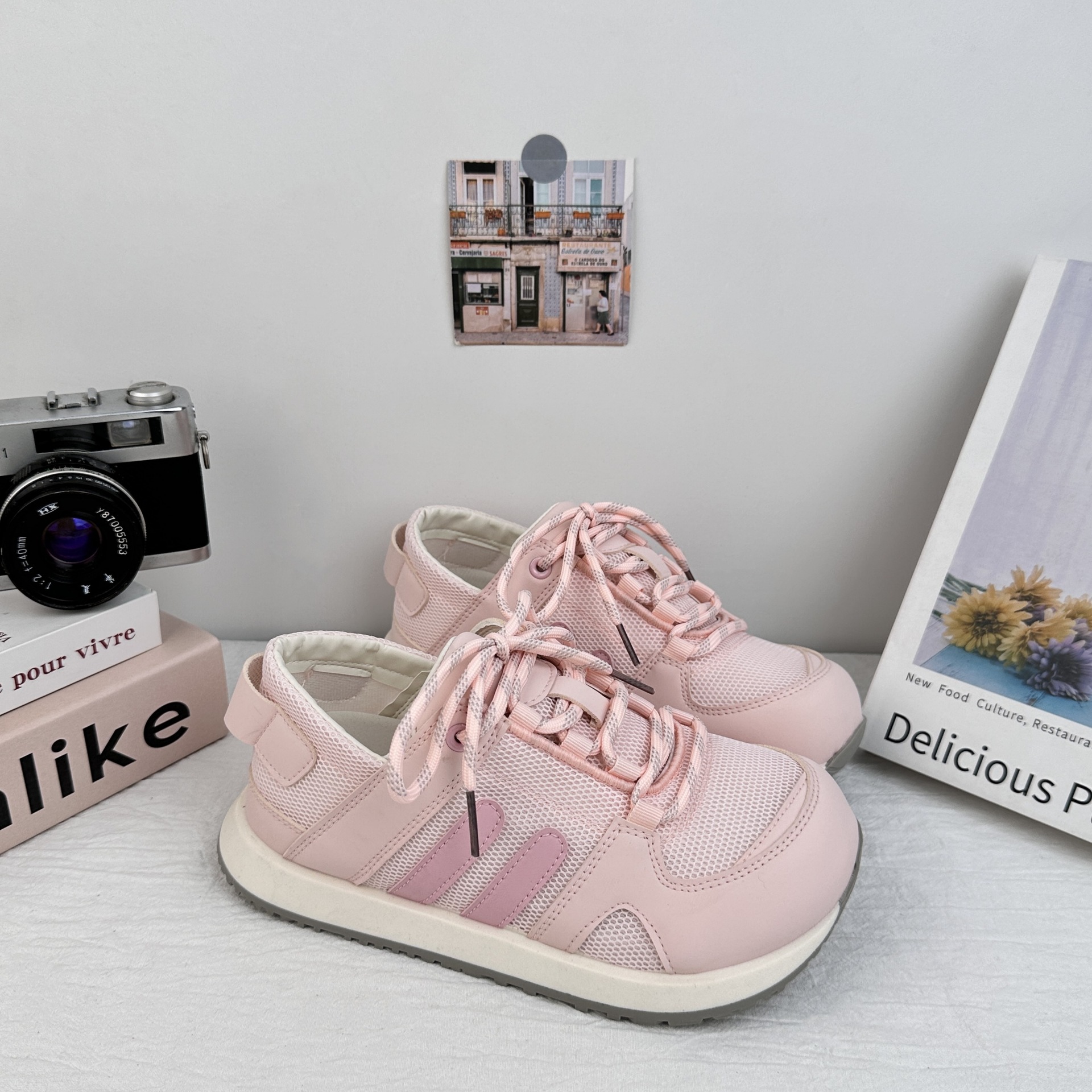 Zapatos de red de ondas largas zapatos blancos para mujeres 2025 nuevos zapatos deportivos casuales de verano transpirables zapatos de mujer Agam zapatos de cabello