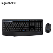 罗技Logitech MK346P无线键鼠套装 全尺寸带掌托办公键鼠套装