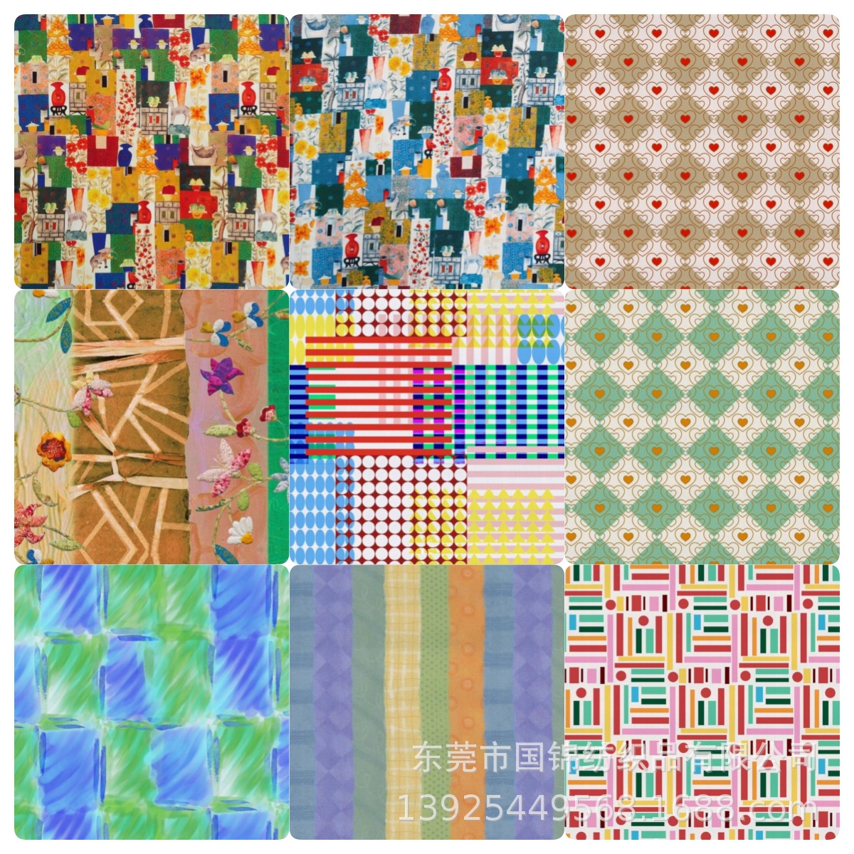 数码直喷格仔印花布 纯棉60支高密府绸印花 春夏童装女装服装面料