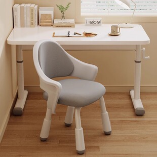 Children's Study Table Desk Student Home Liftable Table Writing Desk Chair Bedroom Study Simple Computer Table