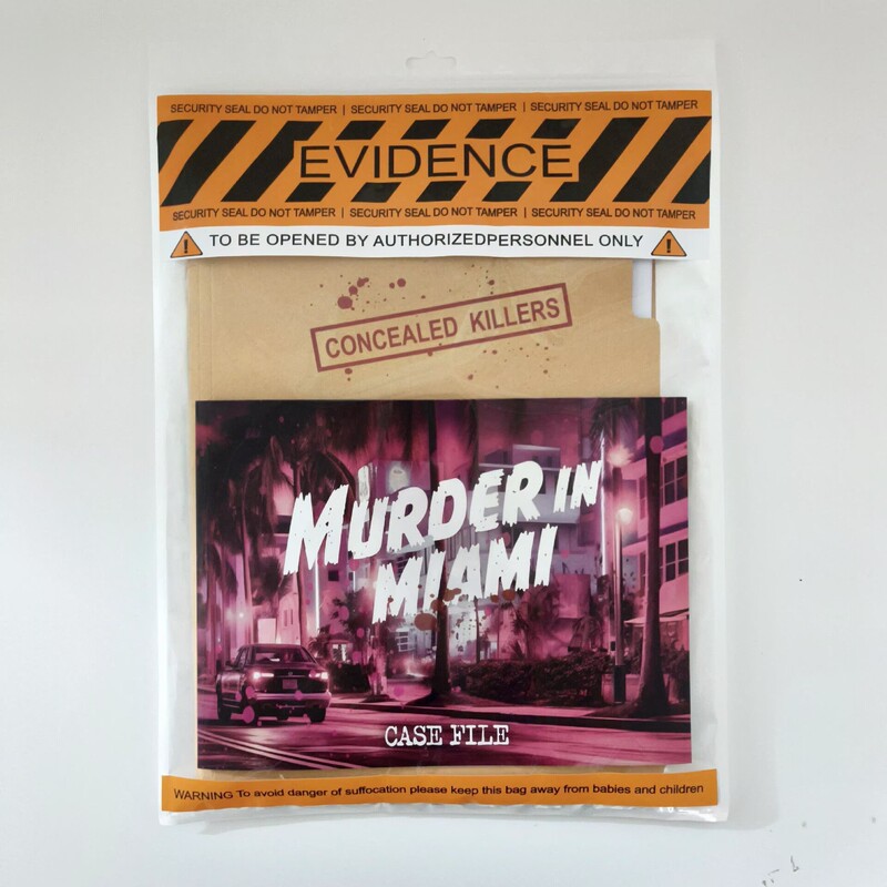 Concealed Killers X Unsolved Cases - Mysterious Script Game Miami Cold Cases